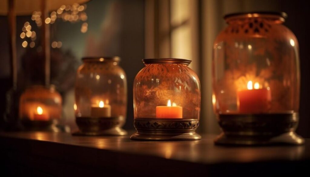 luxury candle jars